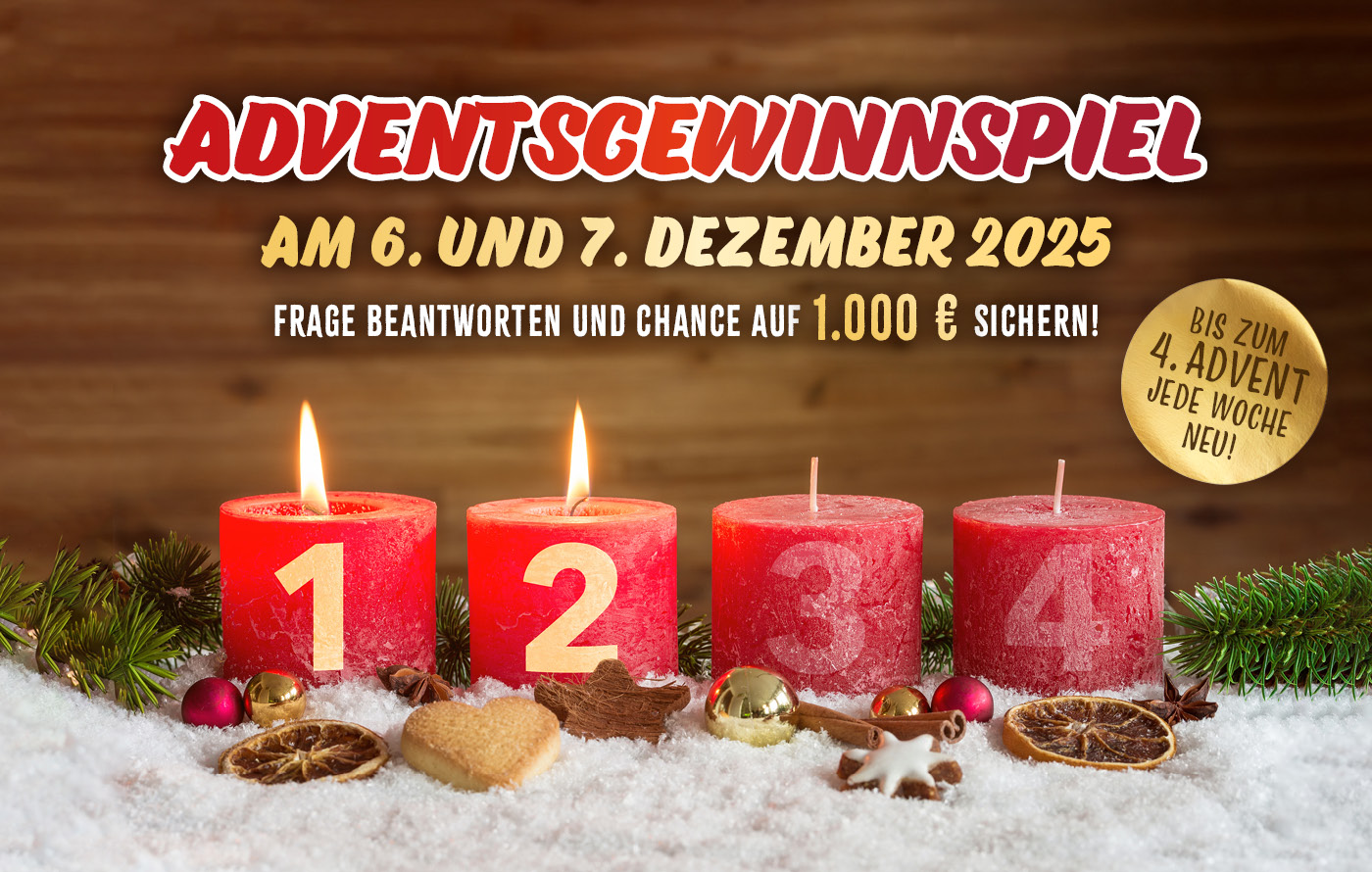 Adventsgewinnspiel bei LOTTO Thüringen
