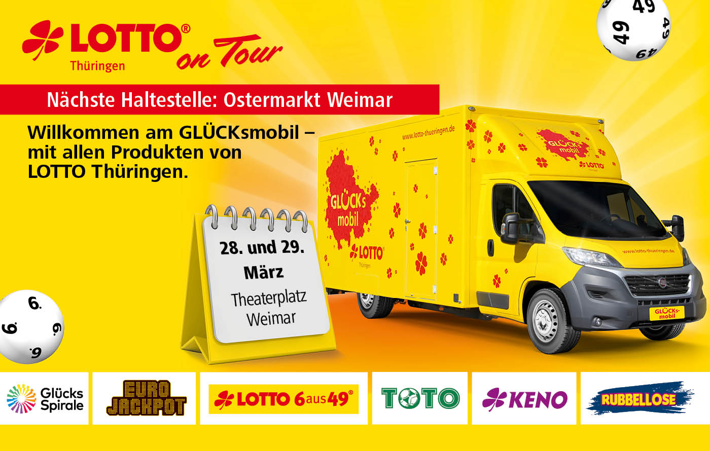 Die nächste Station des Glücksmobils