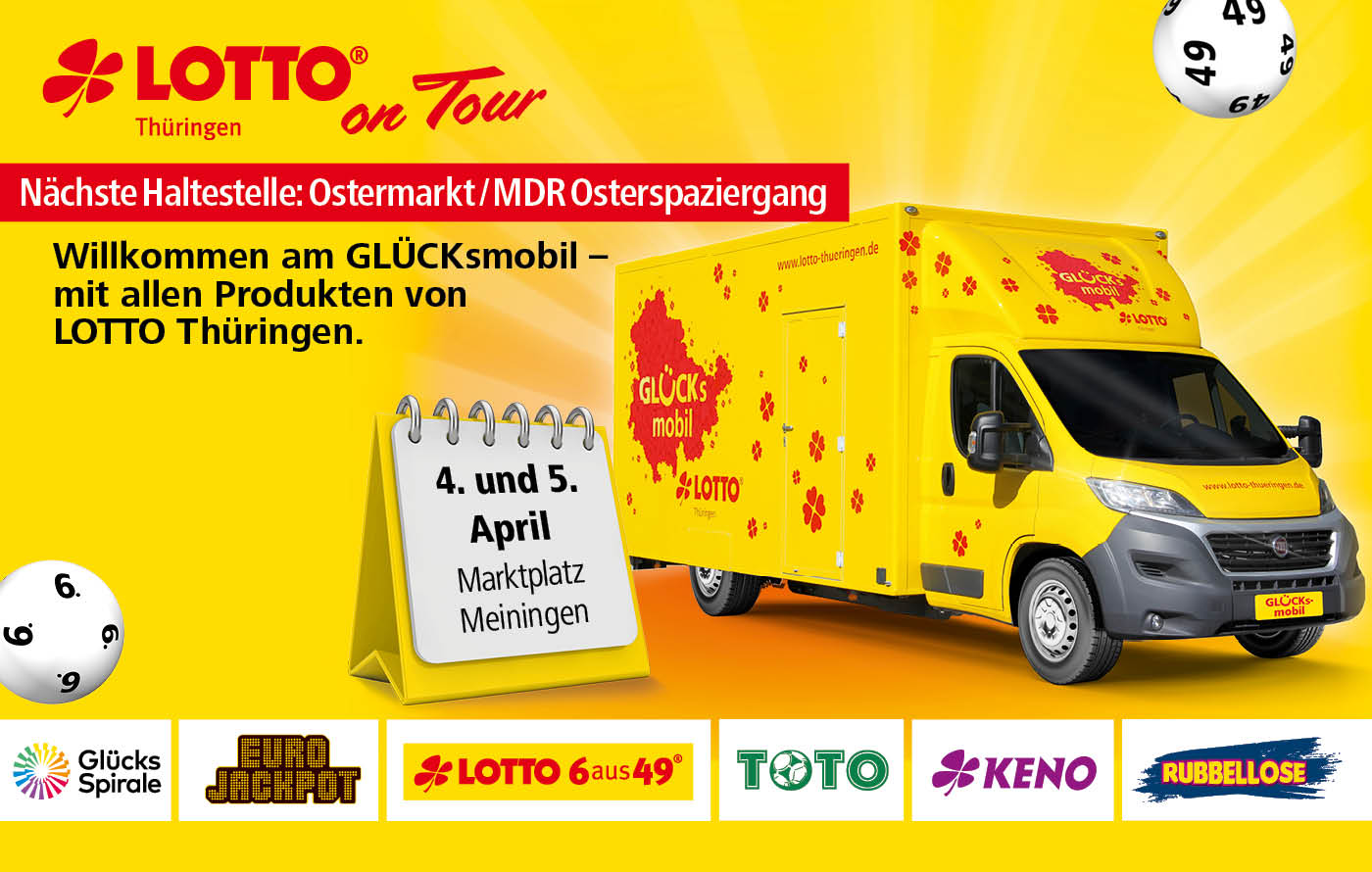 Die nächste Station des Glücksmobils