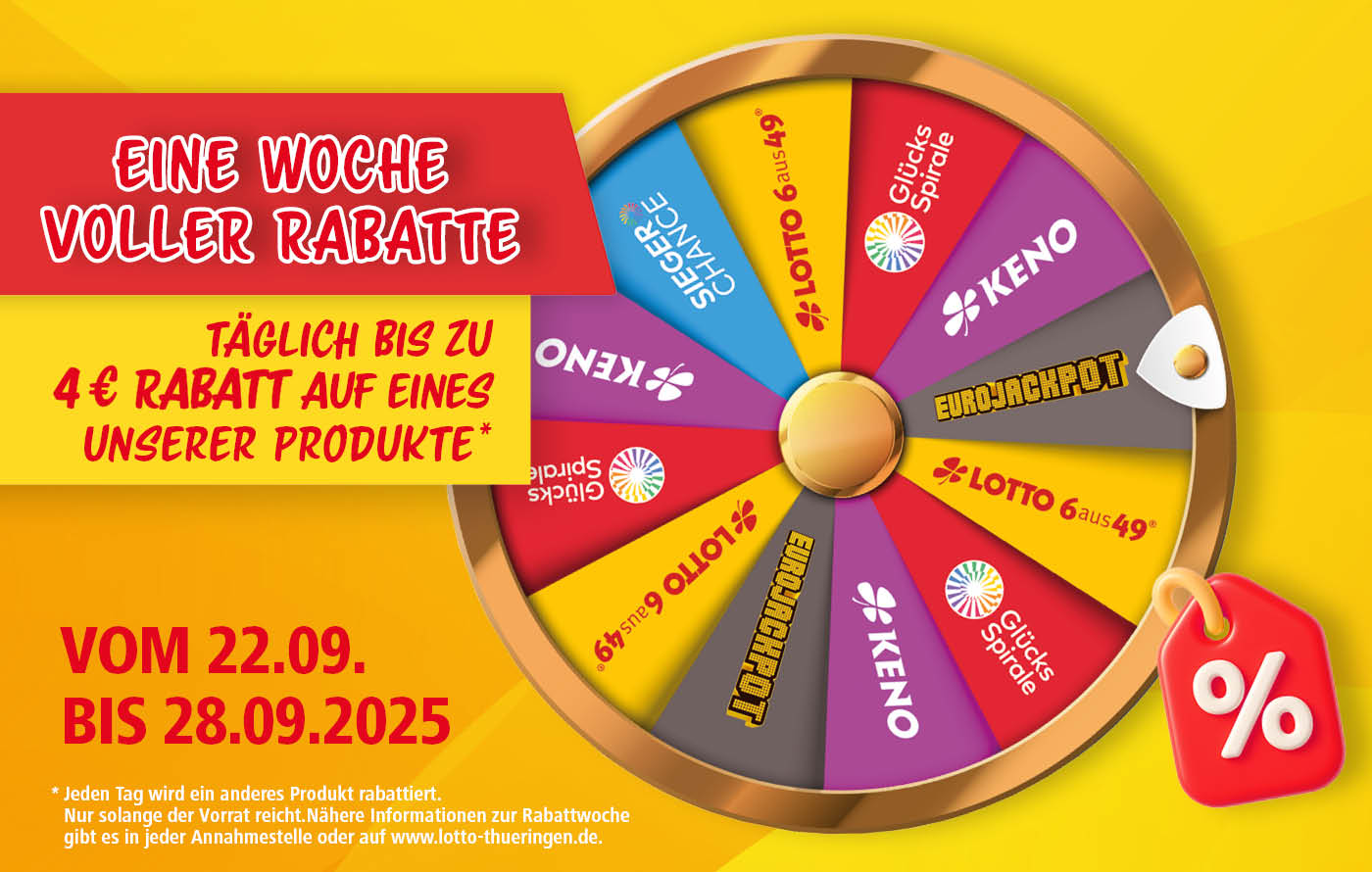 Rabatte vom 22. - 28.08.2025 Rabatte vom 22. - 28.08.2025