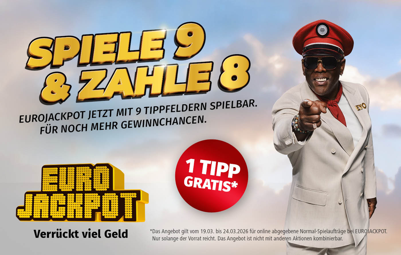 Rabattaktion bei Eurojackpot