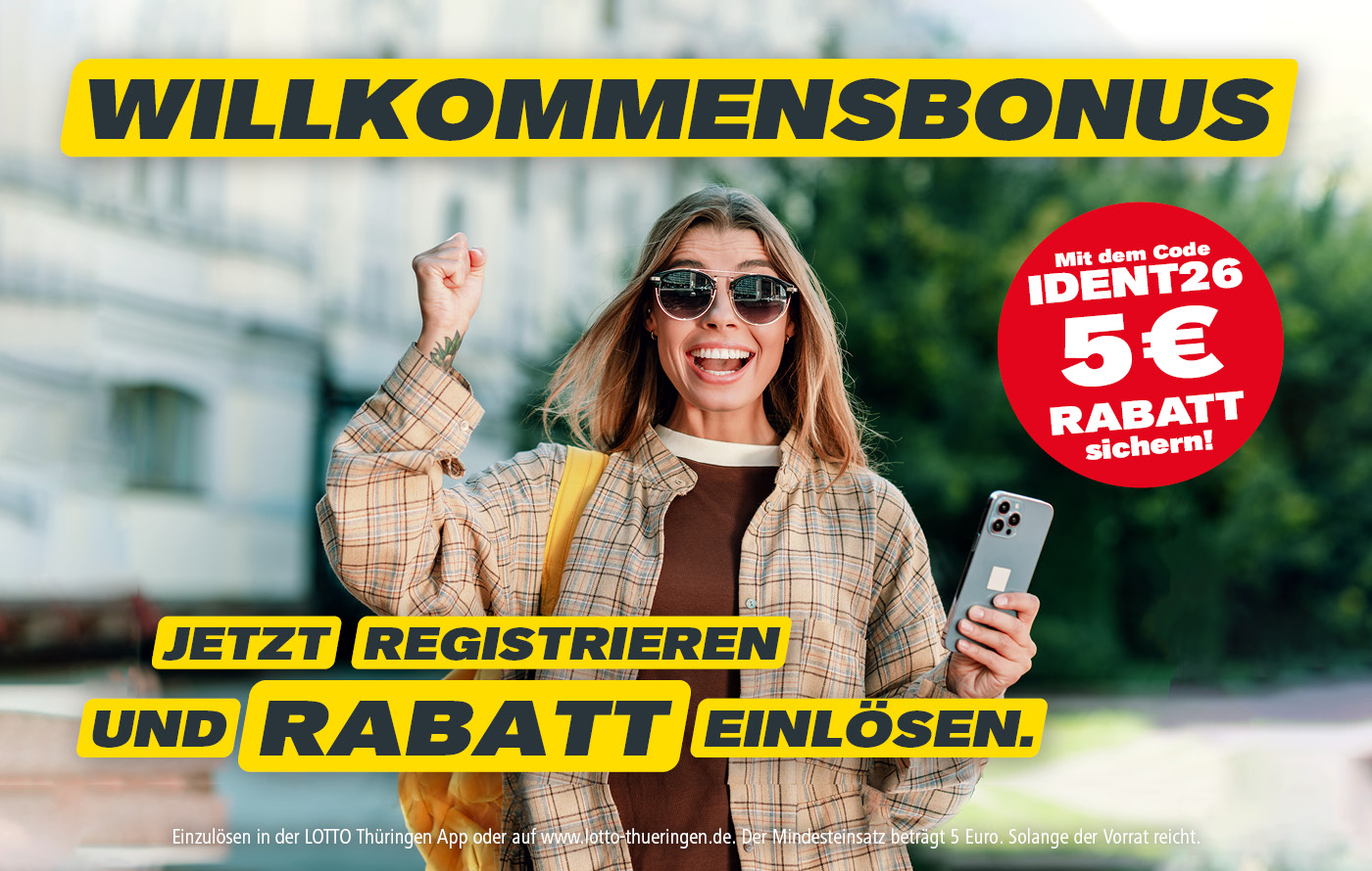 Neukundenrabatt sichern