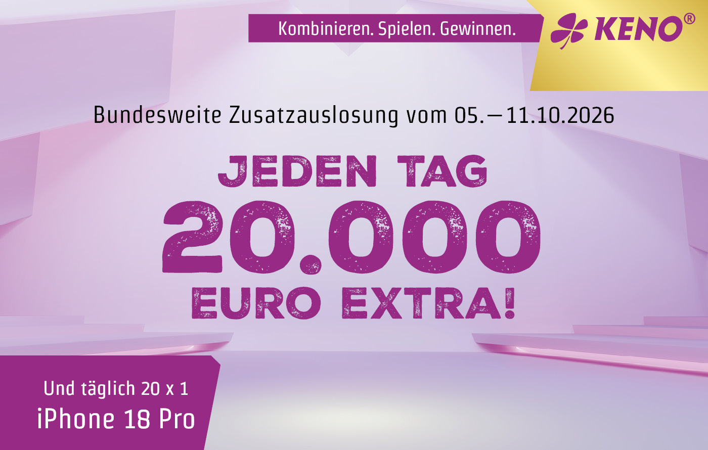 Sonderauslosung KENO