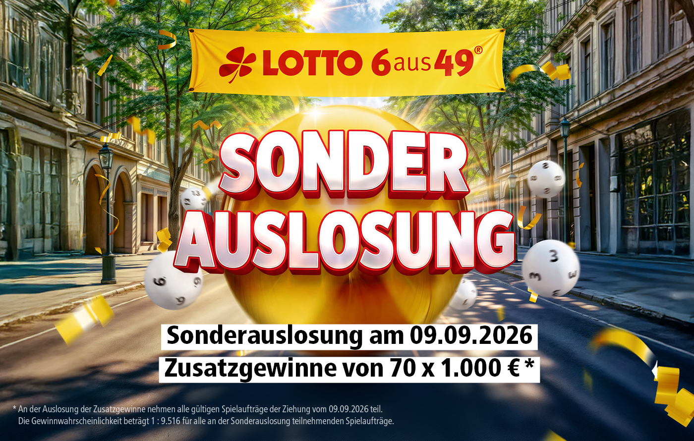 Sonderauslosung und LOTTO 6aus49 SuperDING in Thüringen – Das Ding wird super!
