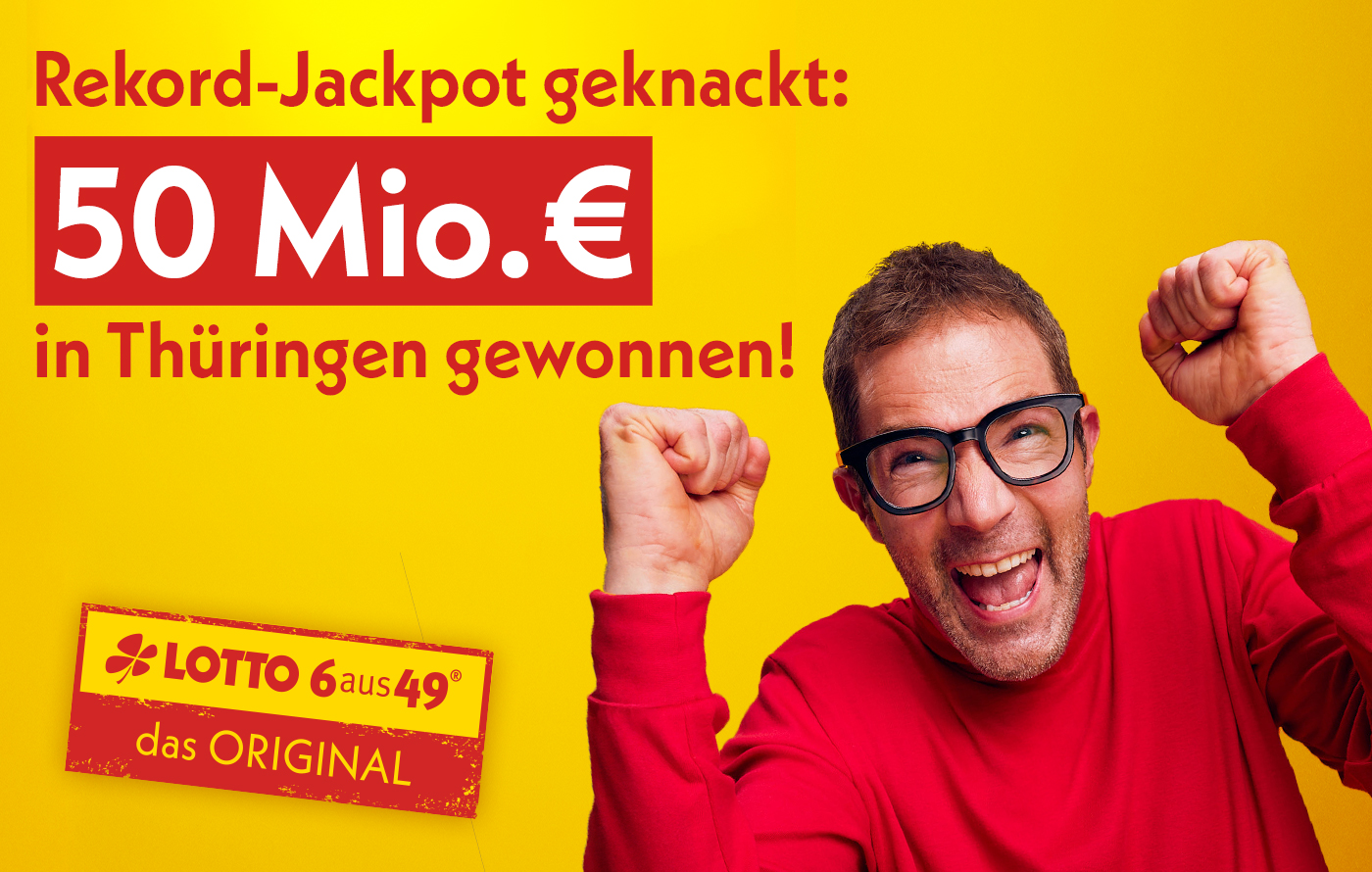 RekordJackpot geht nach Thüringen.