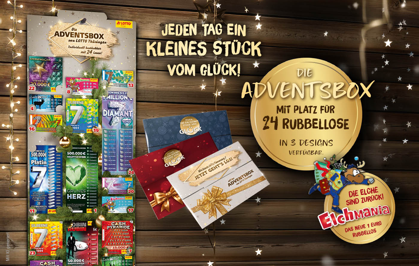  Rubbellos-Einsteckkalender von LOTTO Thüringen