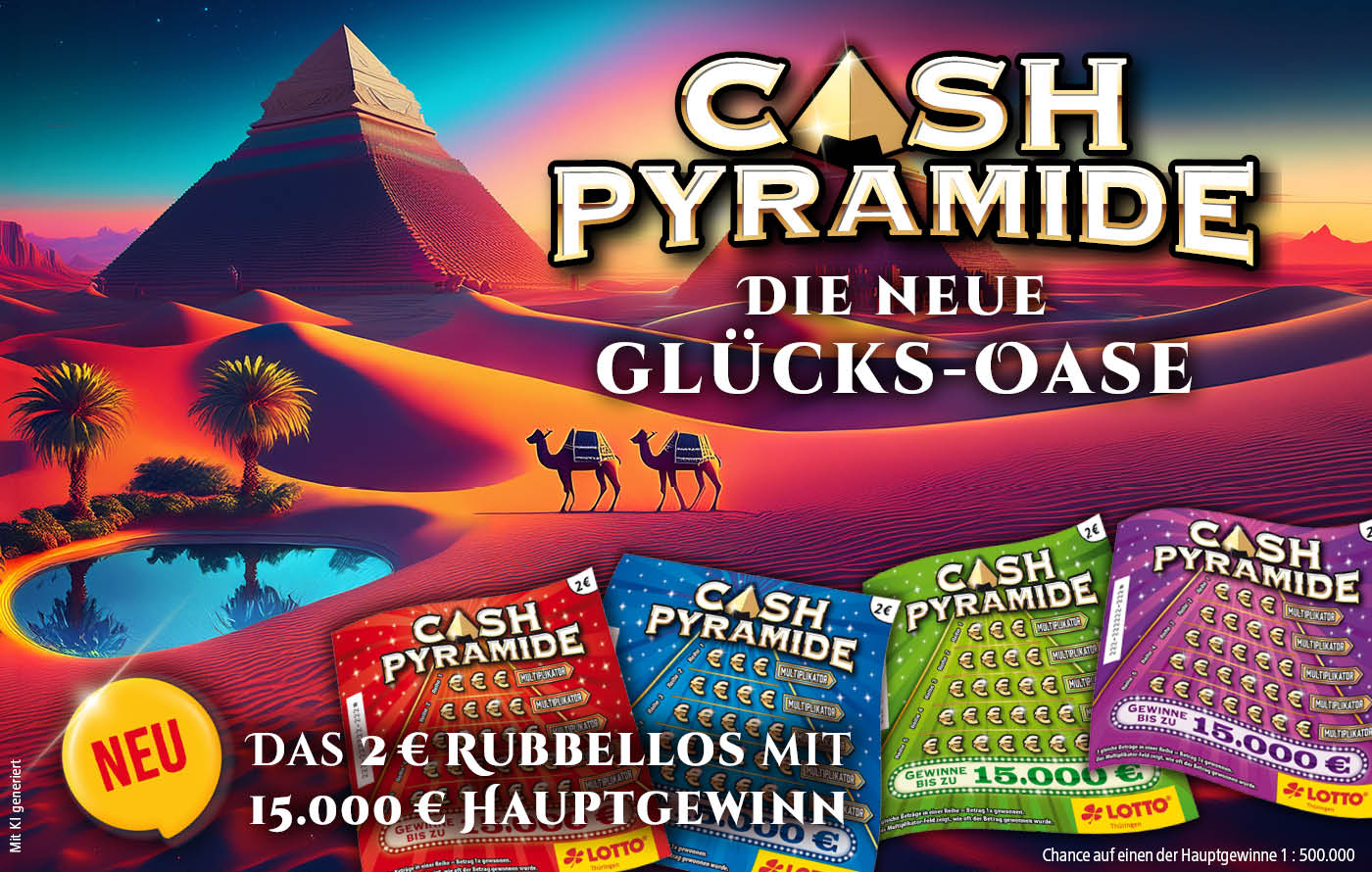 Sofortlotterie Cash Pyramide